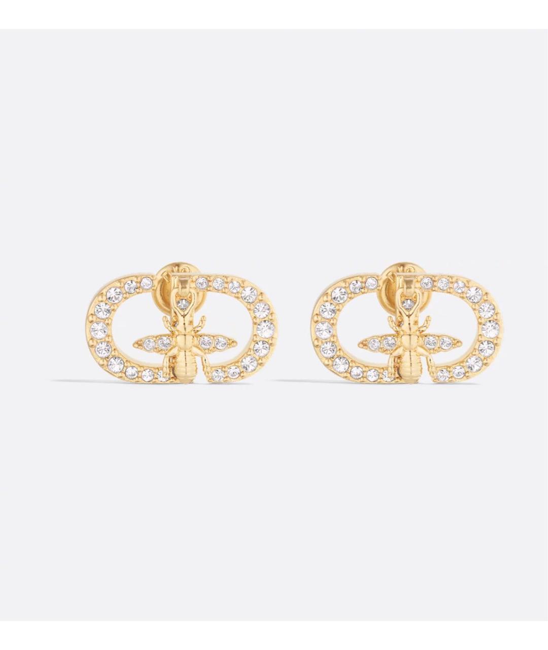 CHRISTIAN DIOR Золотые серьги, фото 3