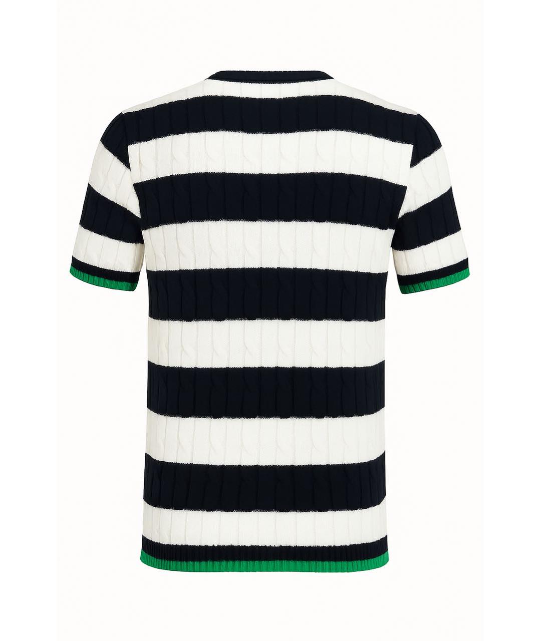 POLO RALPH LAUREN Темно-синяя хлопковая футболка, фото 2