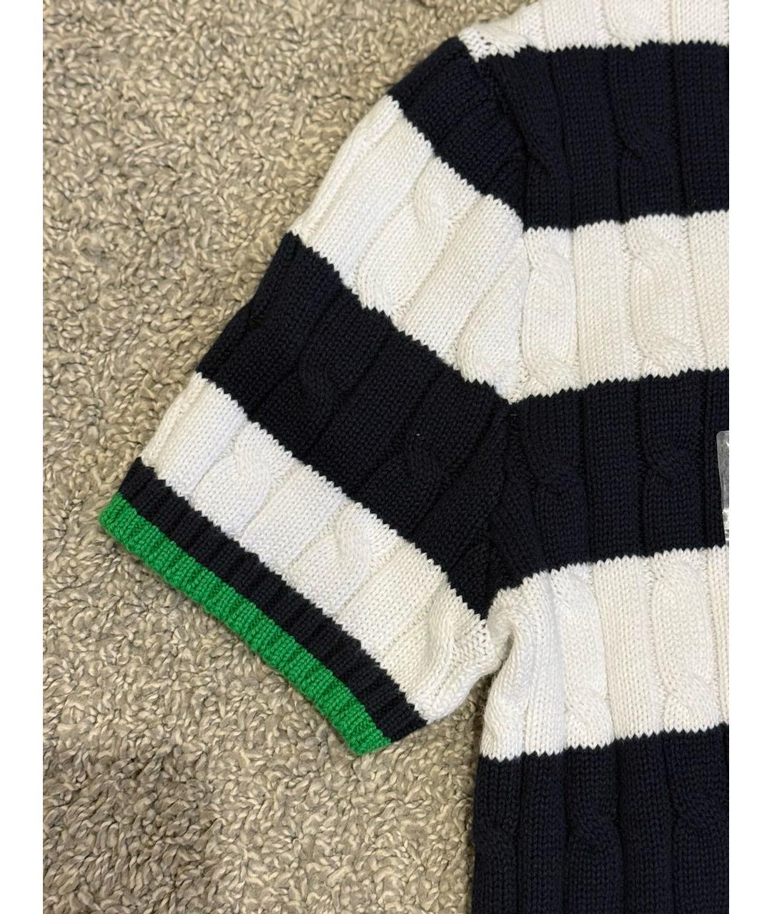 POLO RALPH LAUREN Темно-синяя хлопковая футболка, фото 6