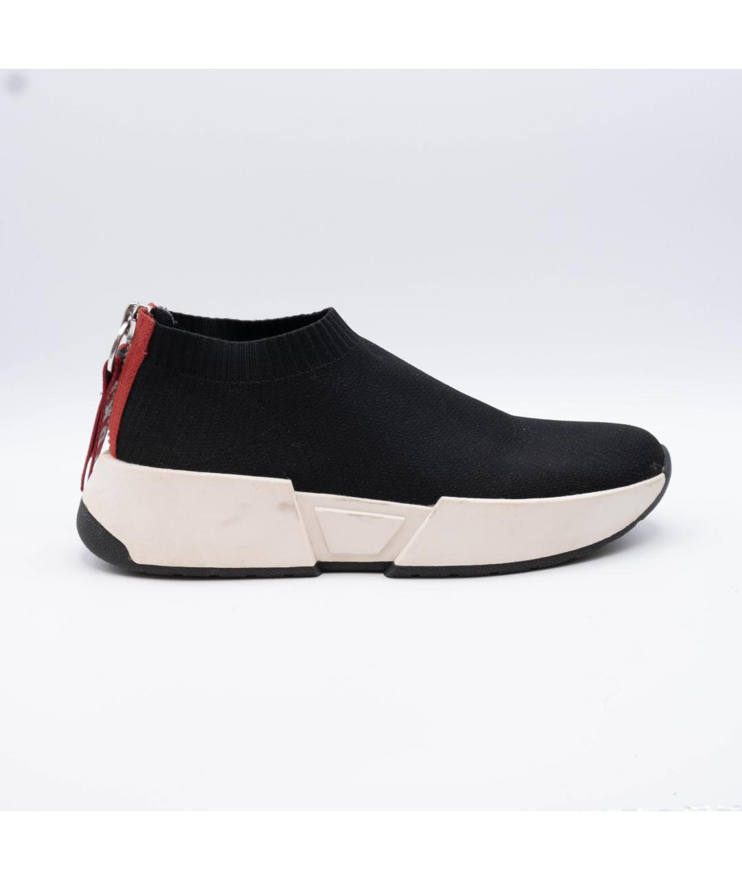 DKNY Черные текстильные кроссовки, фото 6