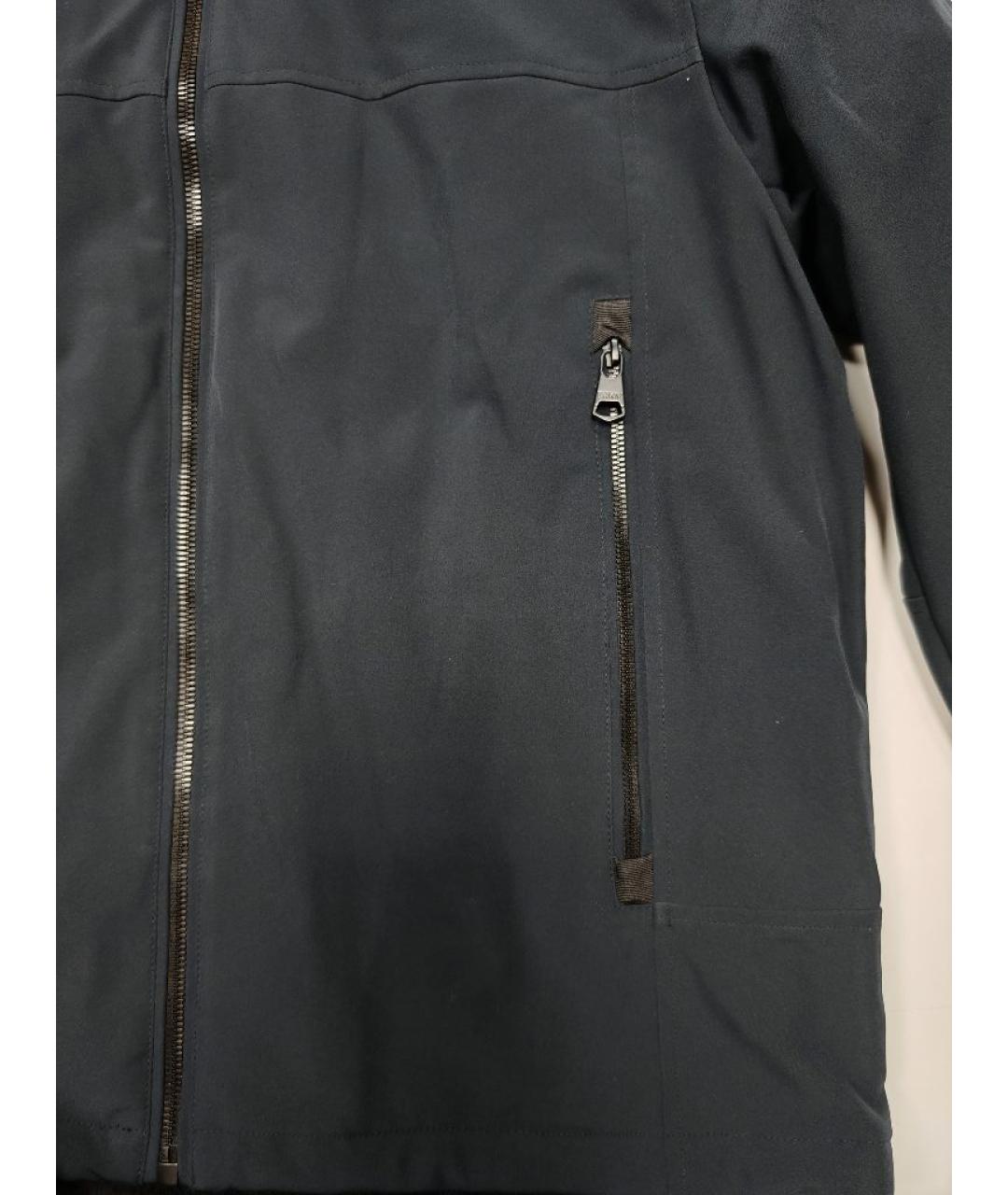 DKNY Темно-синяя полиэстеровая парка, фото 4