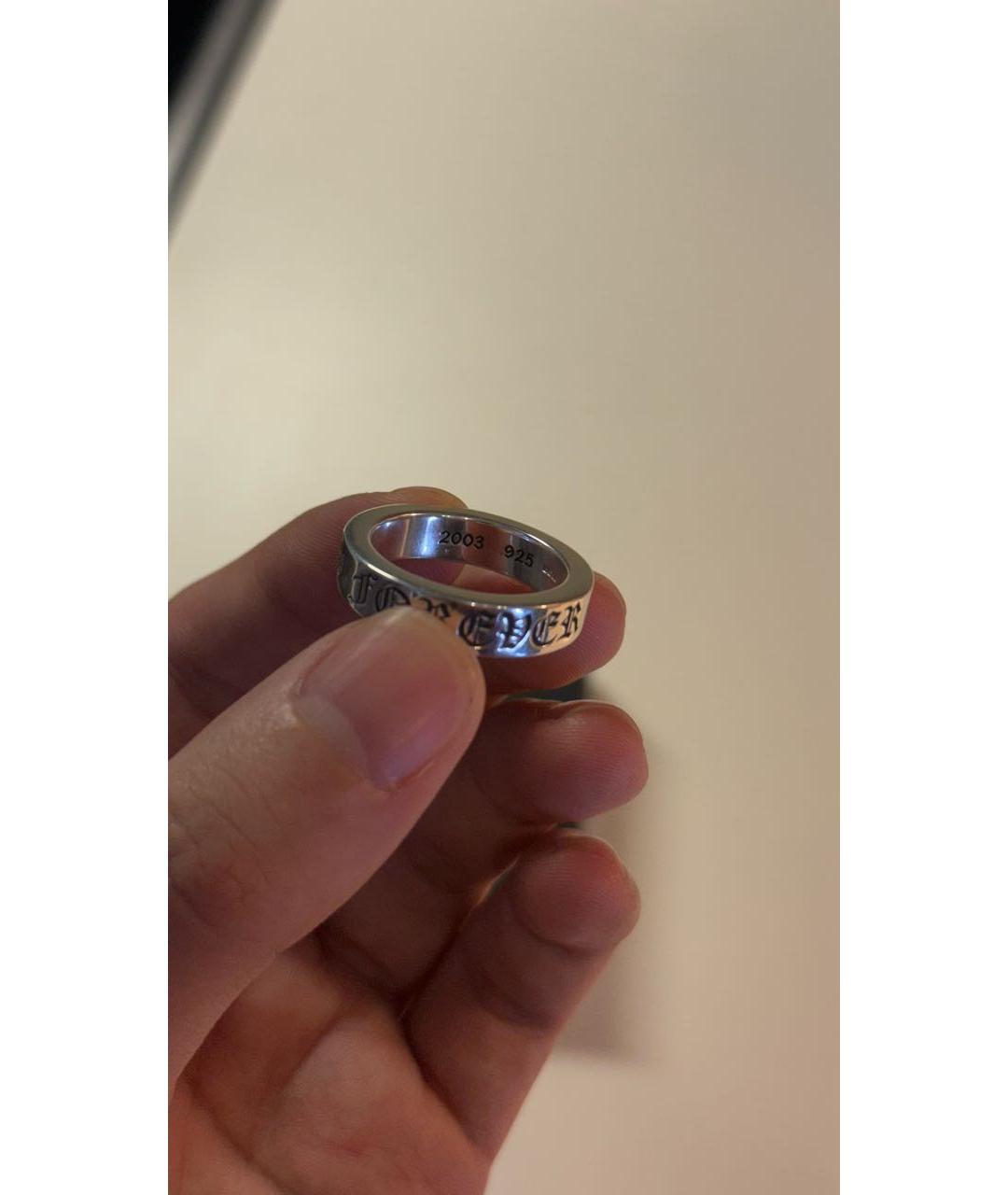 CHROME HEARTS Серебряное серебряное кольцо, фото 5