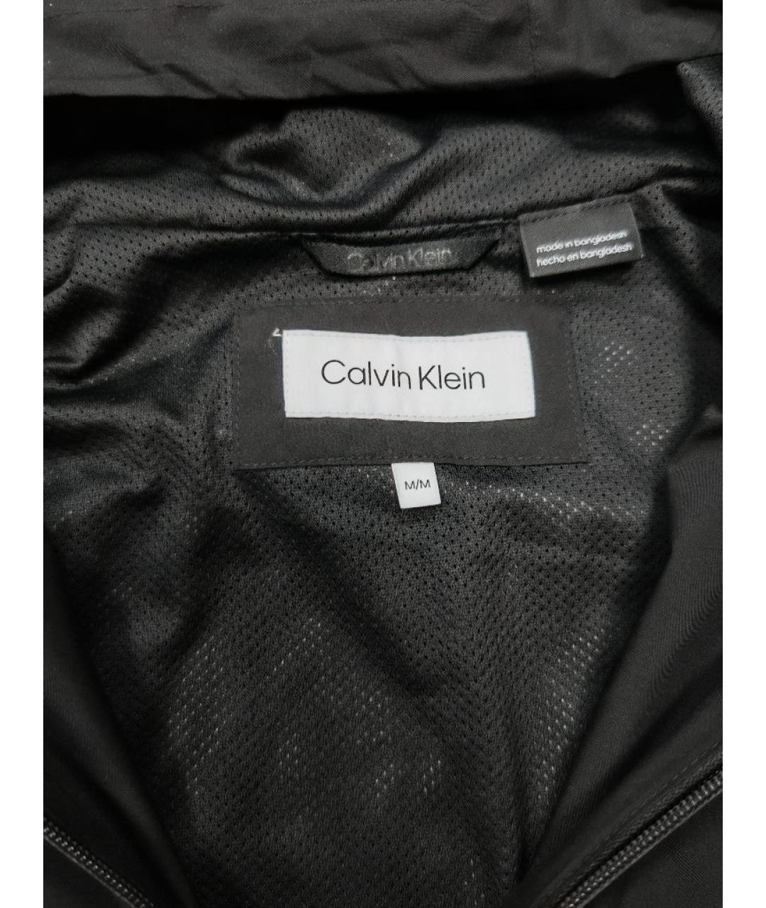 CALVIN KLEIN Черная полиэстеровая куртка, фото 3