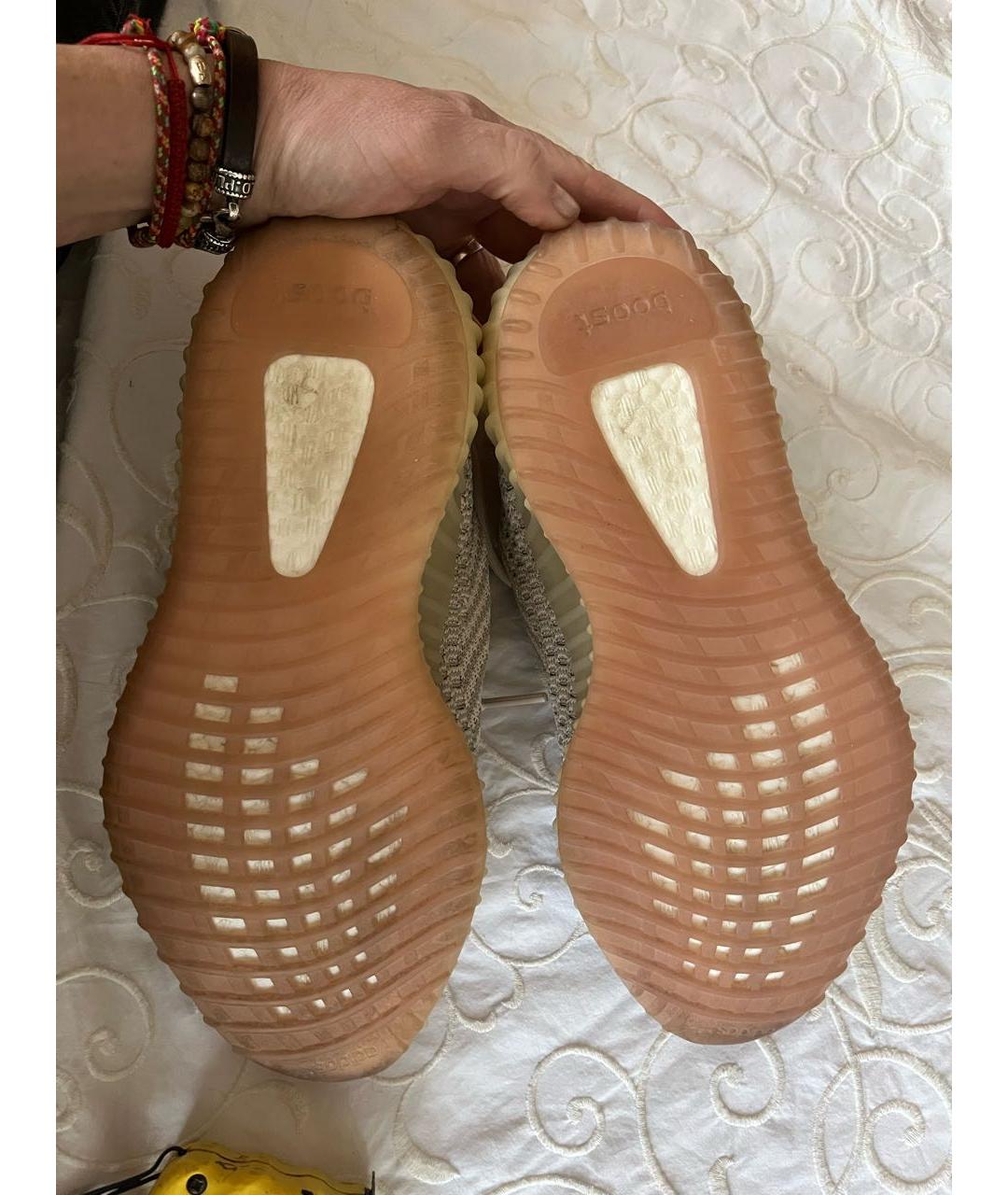 ADIDAS YEEZY Бежевые кроссовки, фото 4