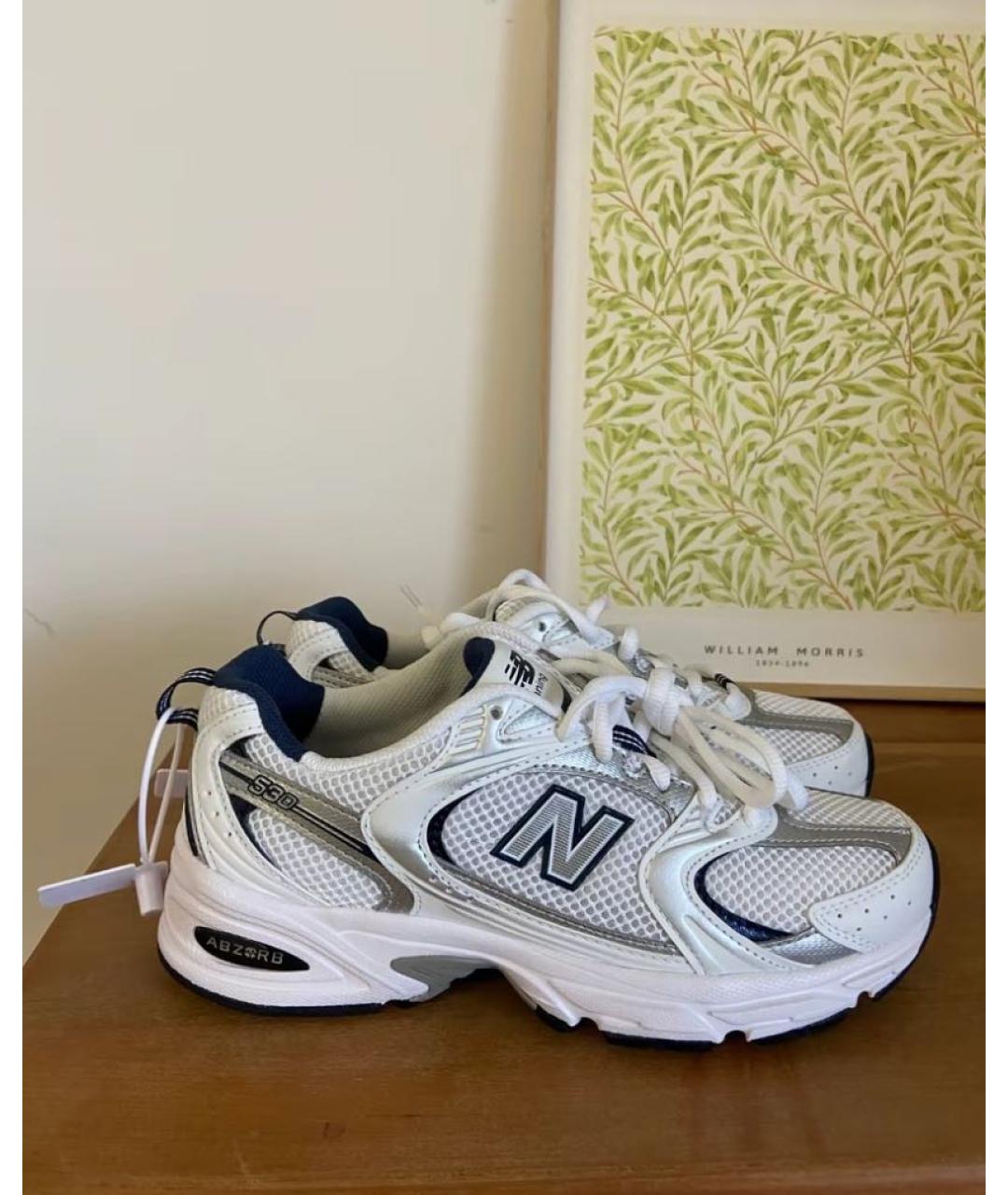 NEW BALANCE Белые синтетические кроссовки, фото 5