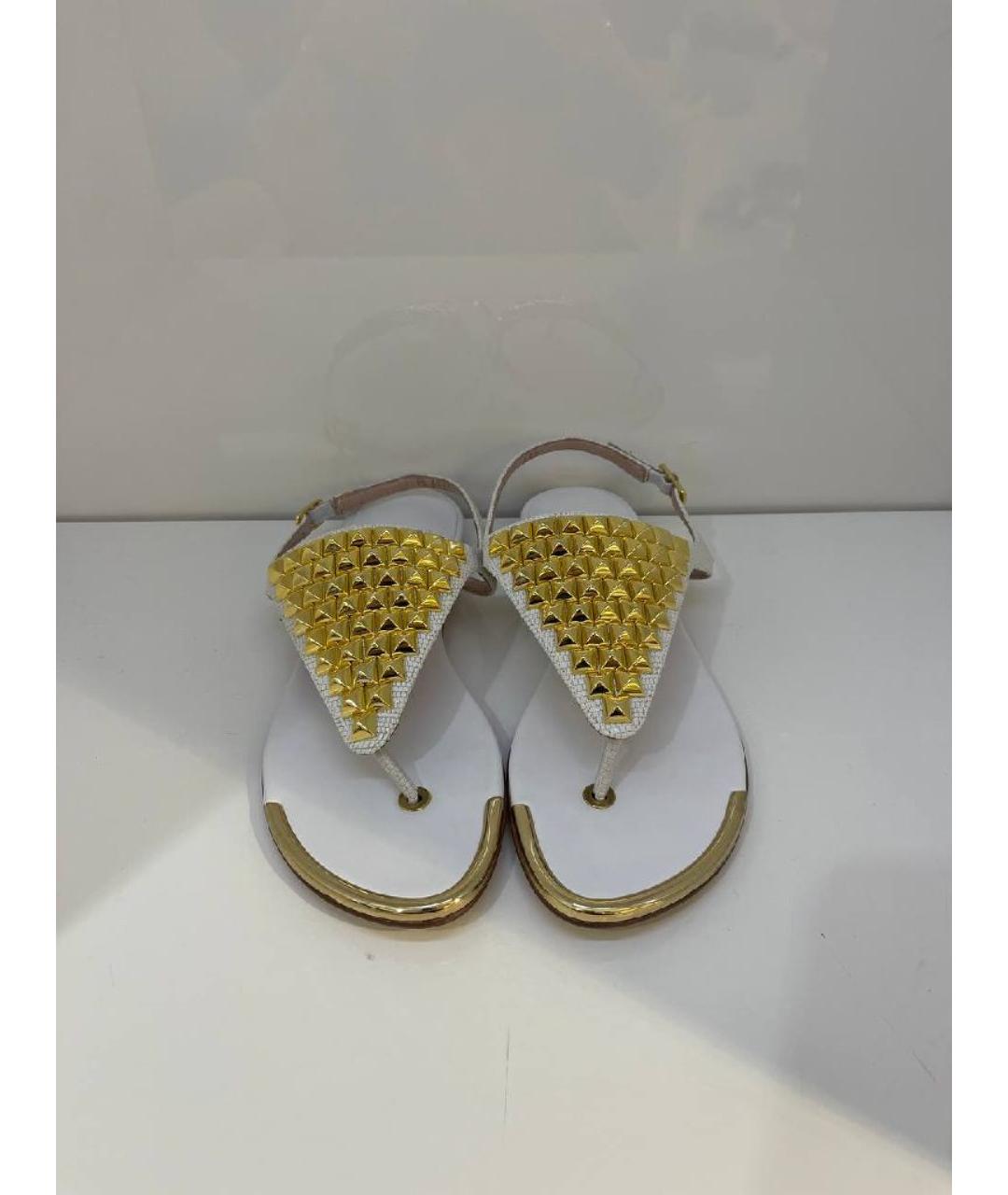 STUART WEITZMAN Белые сабо, фото 2