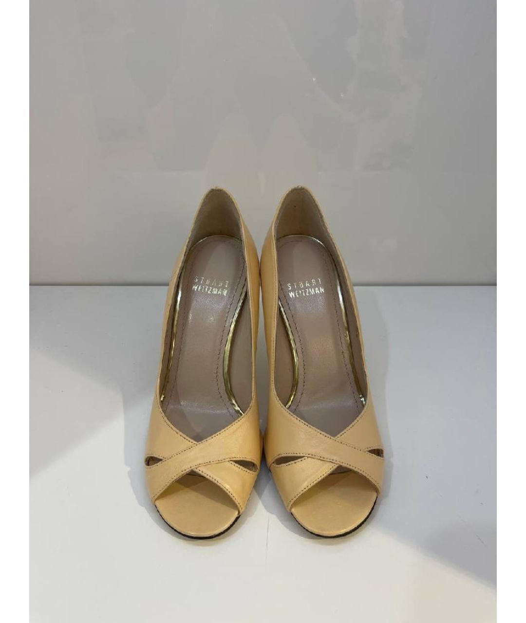 STUART WEITZMAN Бежевые туфли, фото 2