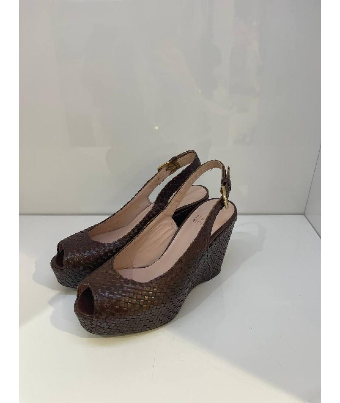 STUART WEITZMAN Коричневые босоножки, фото 2