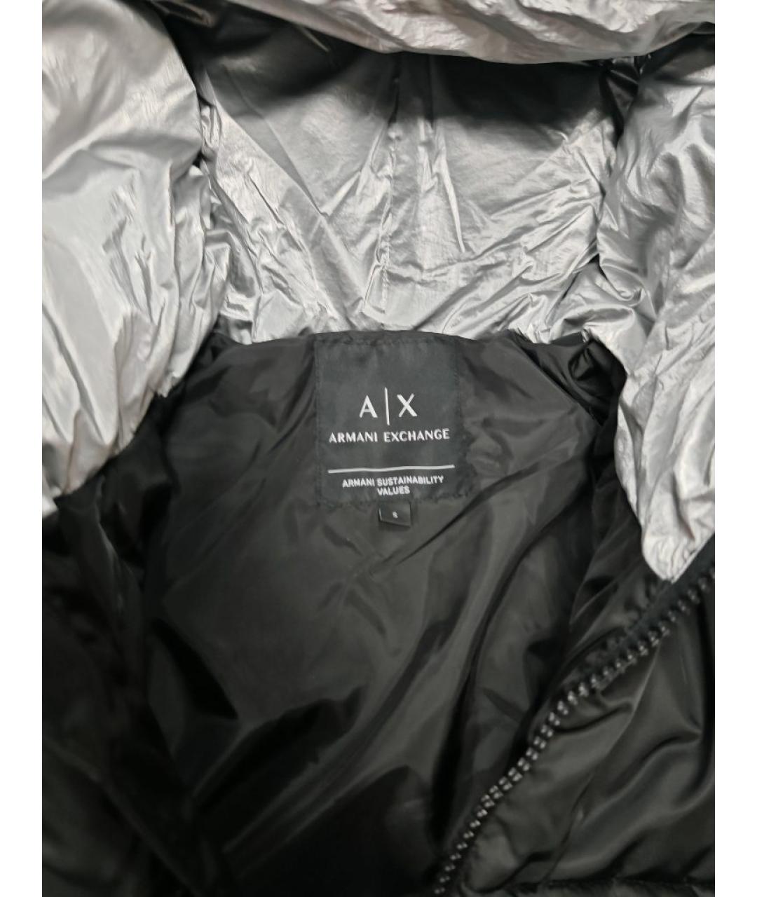 ARMANI EXCHANGE Черная полиэстеровая куртка, фото 3