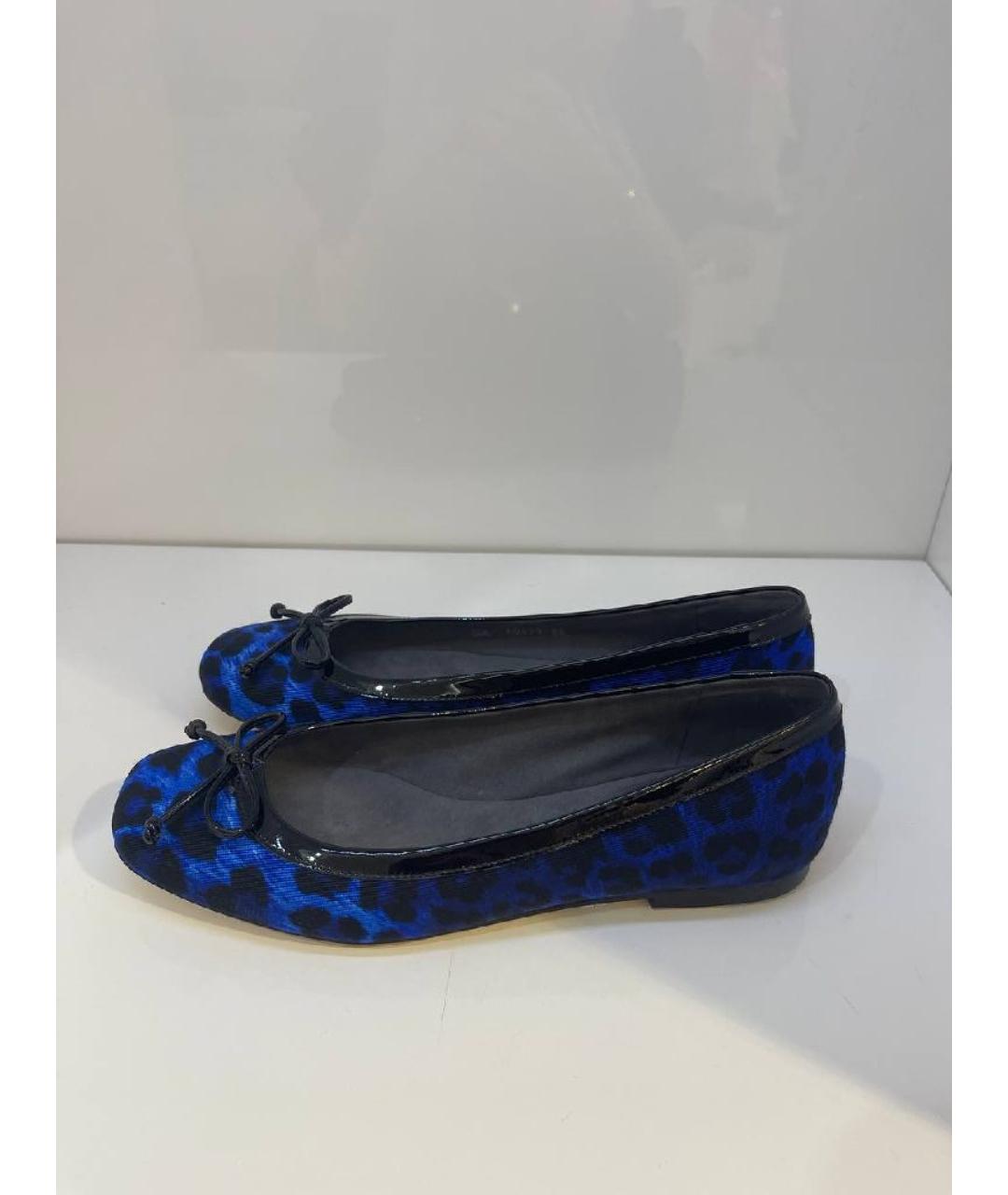 STUART WEITZMAN Синие балетки, фото 3