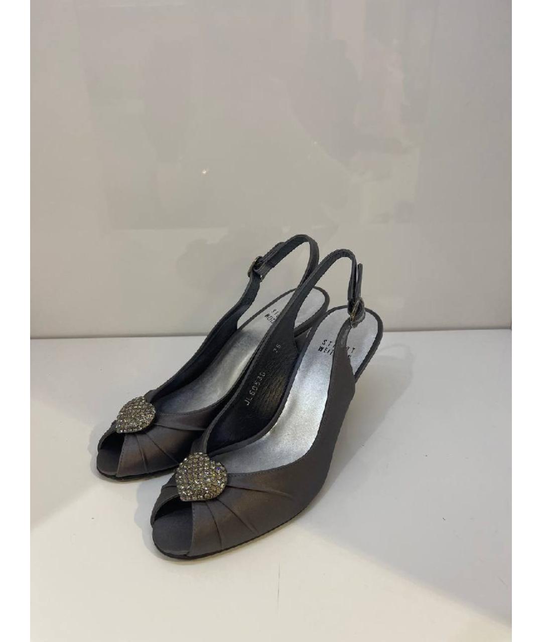STUART WEITZMAN Антрацитовые туфли, фото 2