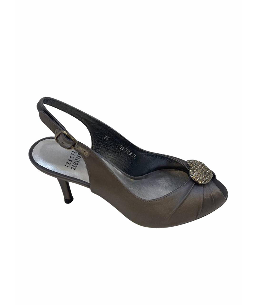 STUART WEITZMAN Антрацитовые туфли, фото 1
