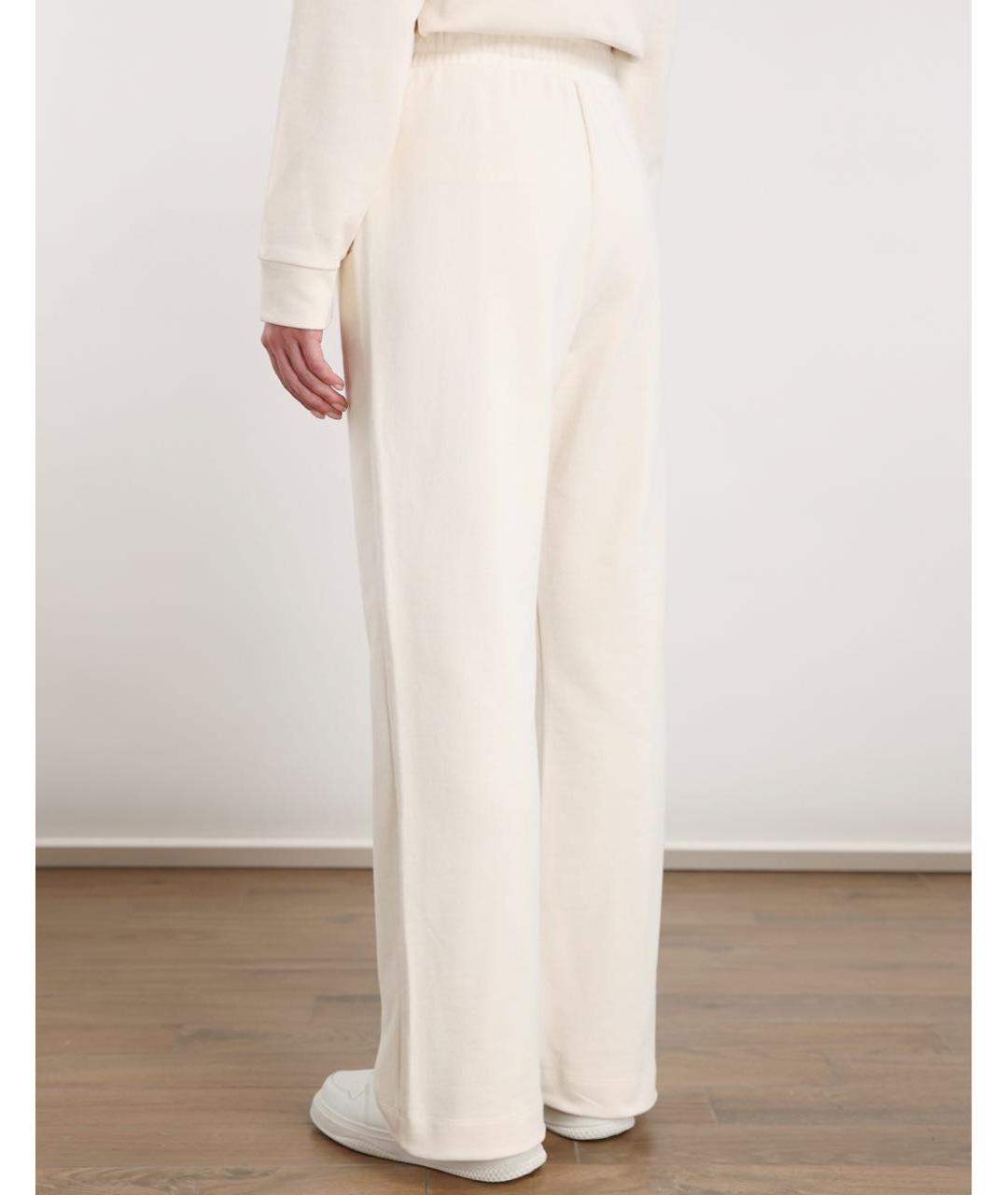 MAX MARA Бежевые хлопковые спортивные брюки и шорты, фото 5