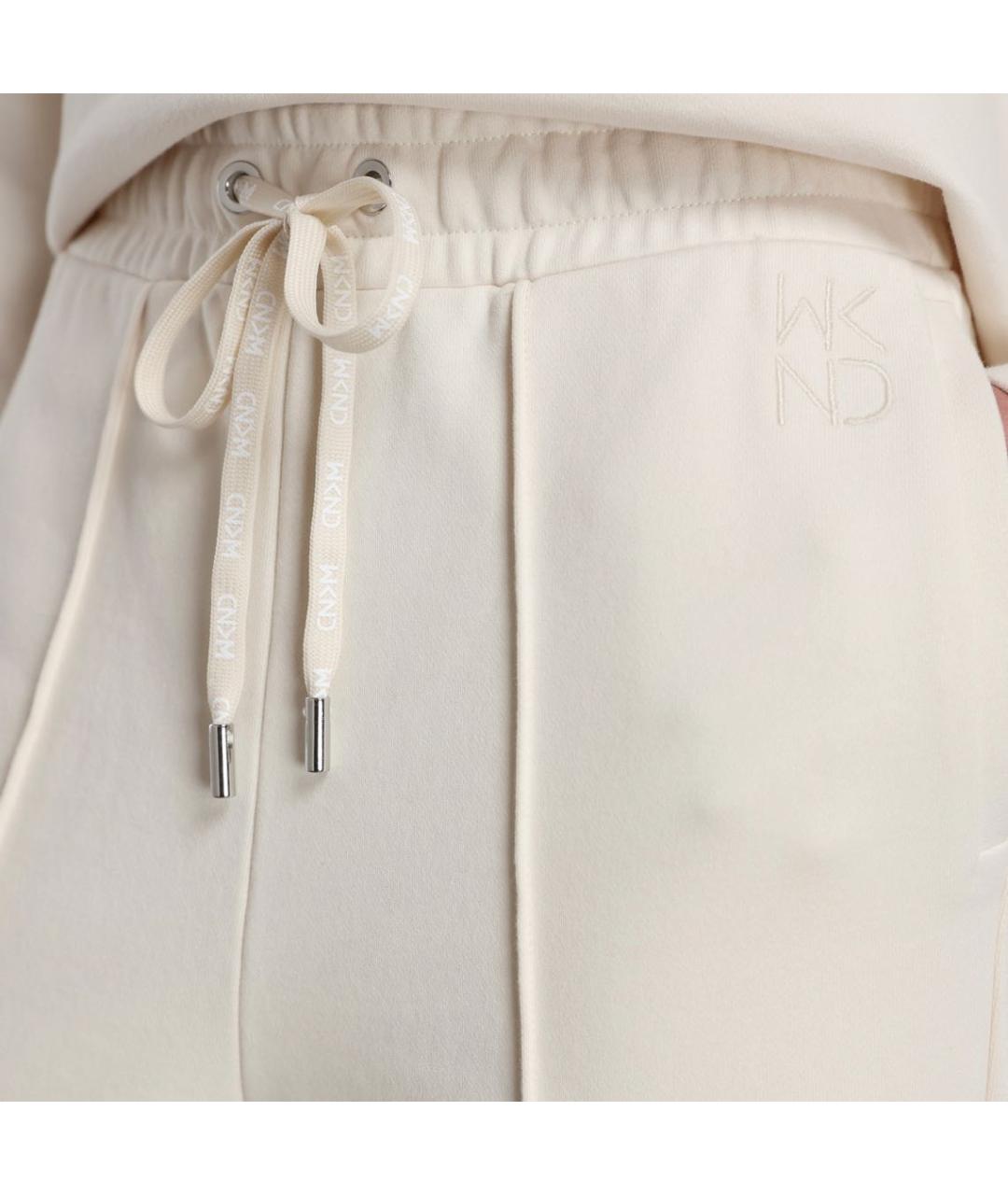 MAX MARA Бежевые хлопковые спортивные брюки и шорты, фото 6