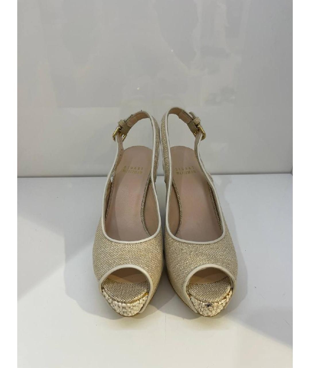 STUART WEITZMAN Бежевые босоножки, фото 2