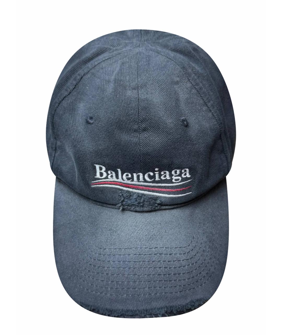 BALENCIAGA Серая кепка/бейсболка, фото 1
