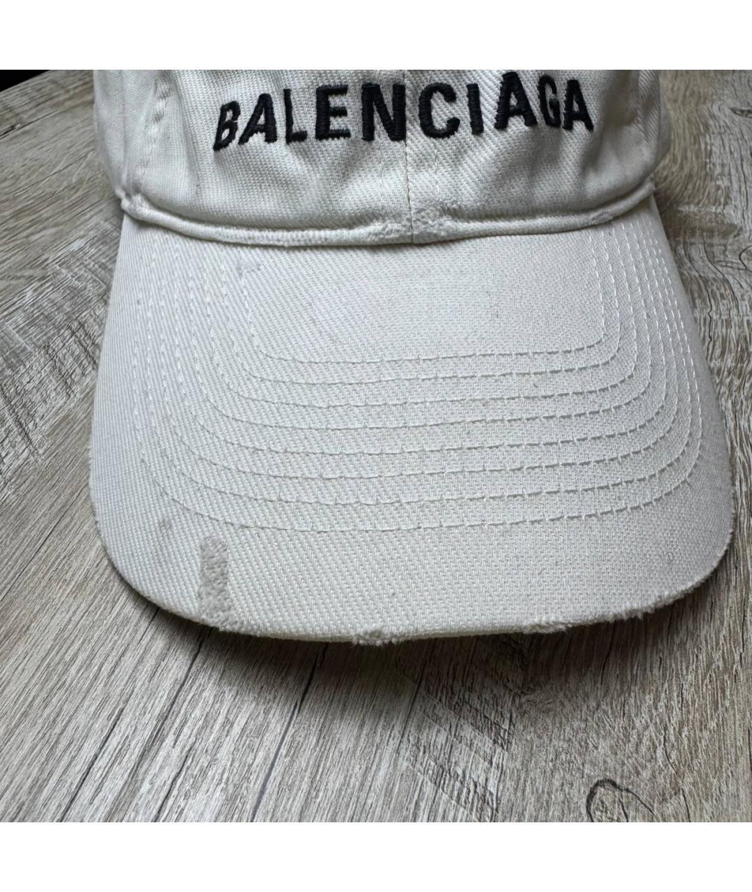 BALENCIAGA Белая кепка/бейсболка, фото 5
