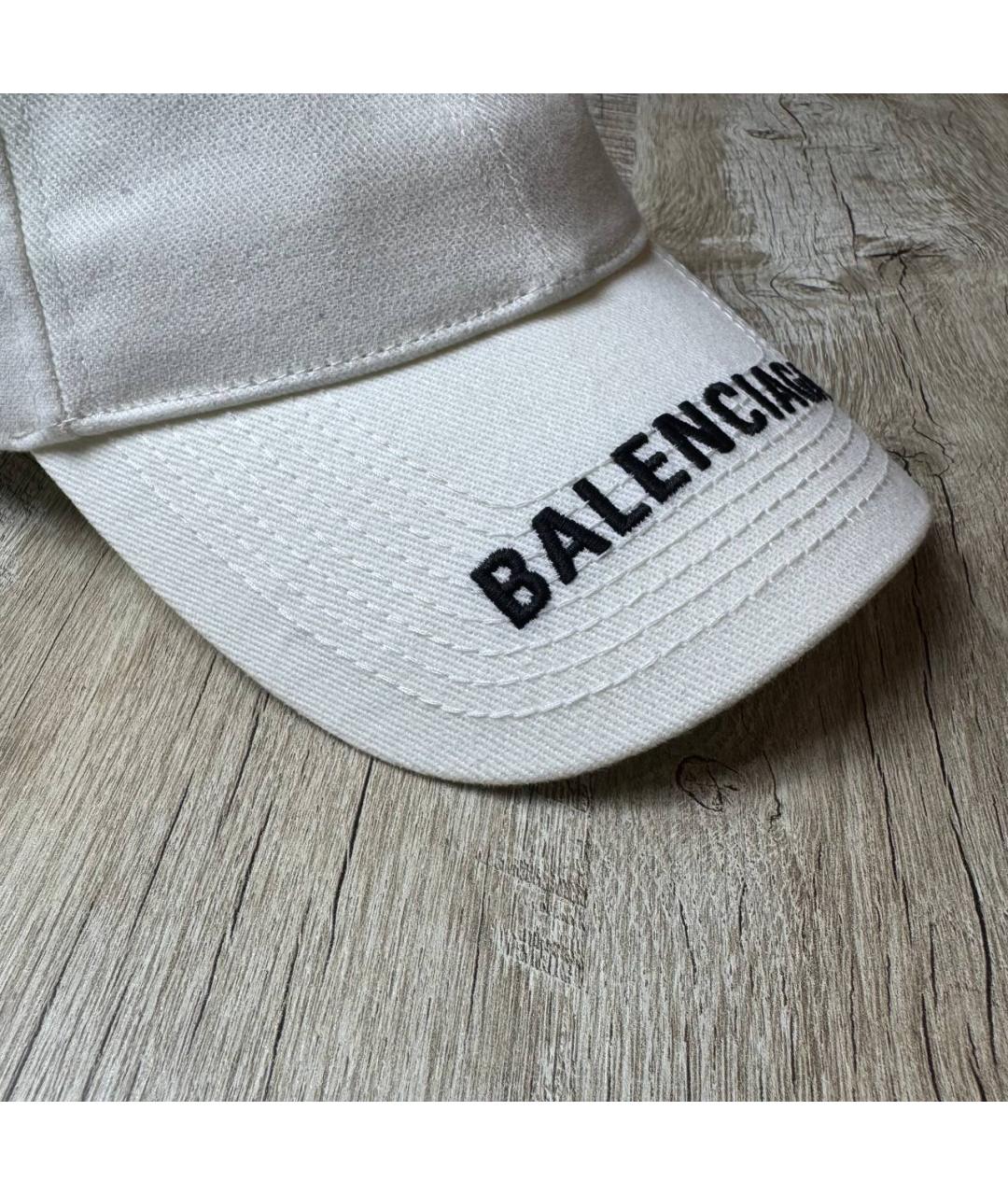 BALENCIAGA Белая кепка/бейсболка, фото 5