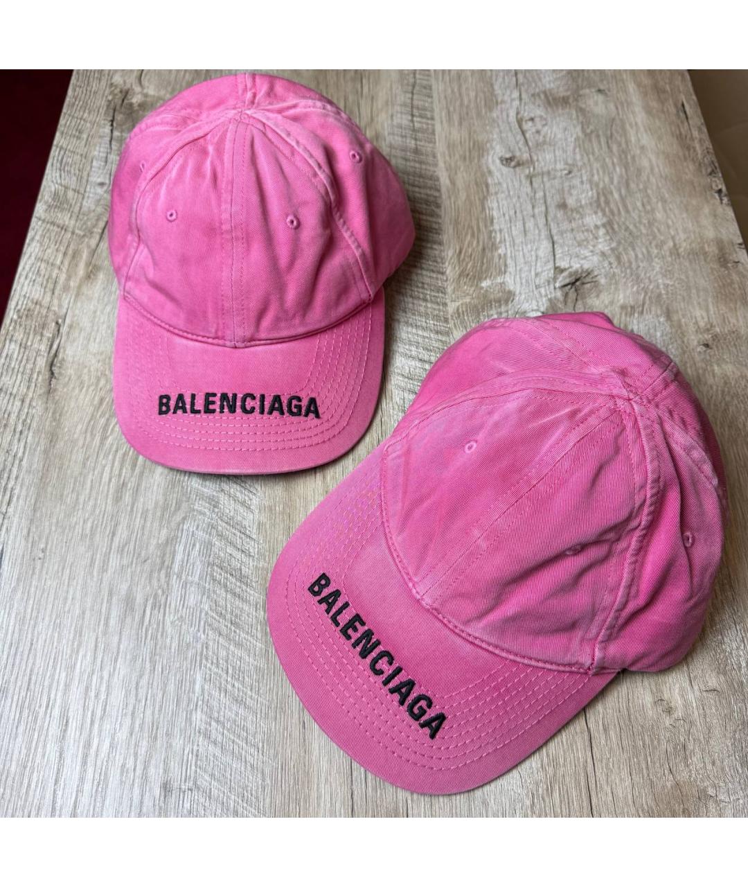 BALENCIAGA Розовая кепка/бейсболка, фото 2