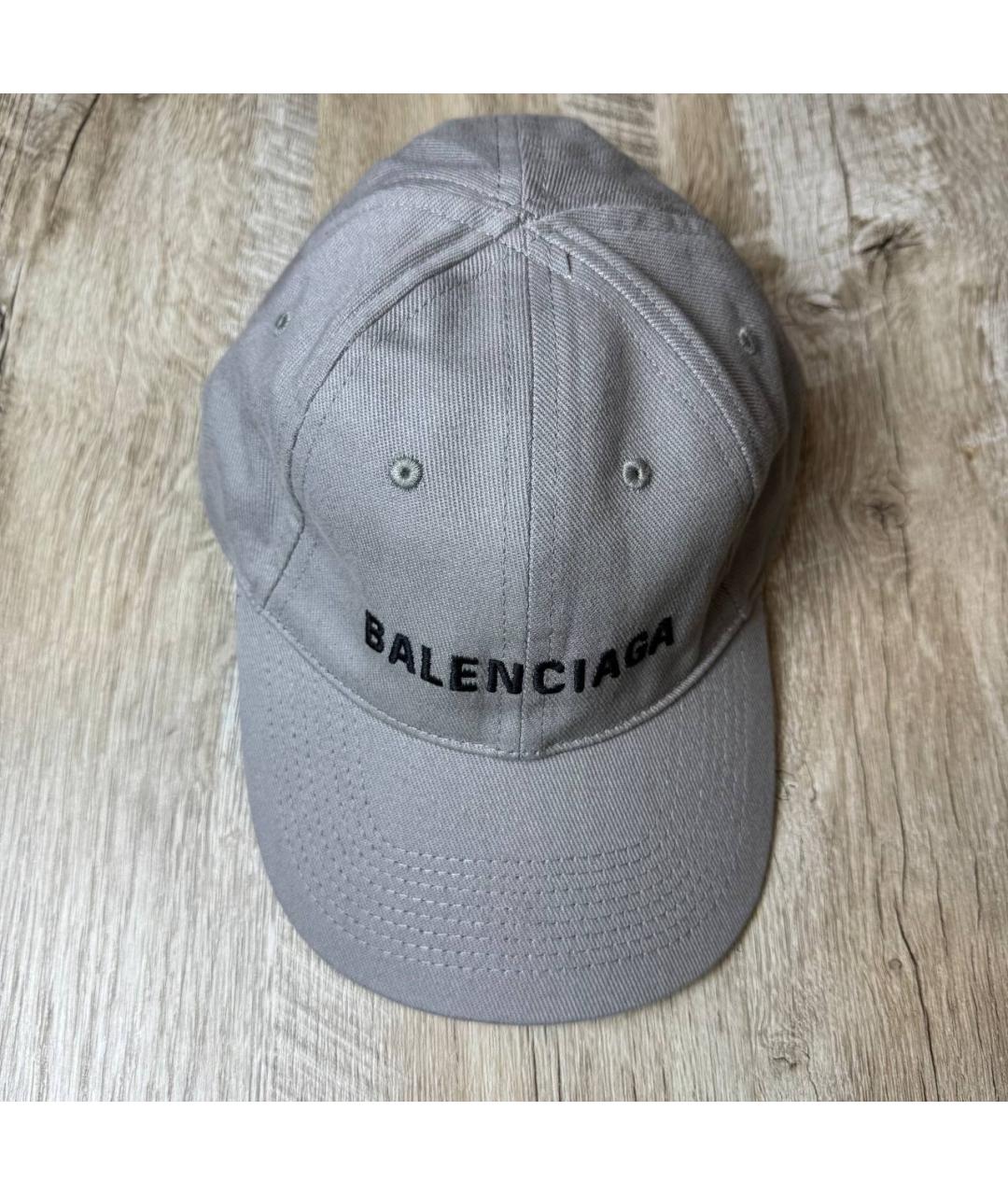 BALENCIAGA Серая кепка/бейсболка, фото 2