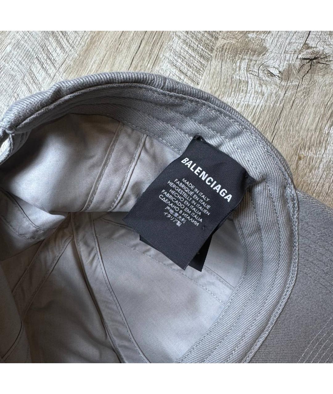 BALENCIAGA Серая кепка/бейсболка, фото 8