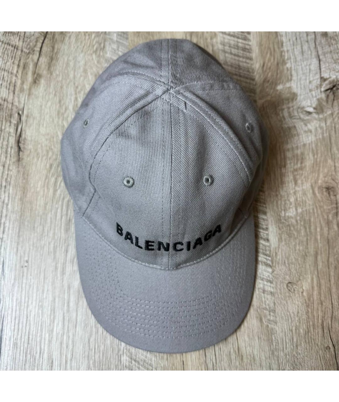 BALENCIAGA Серая кепка/бейсболка, фото 3