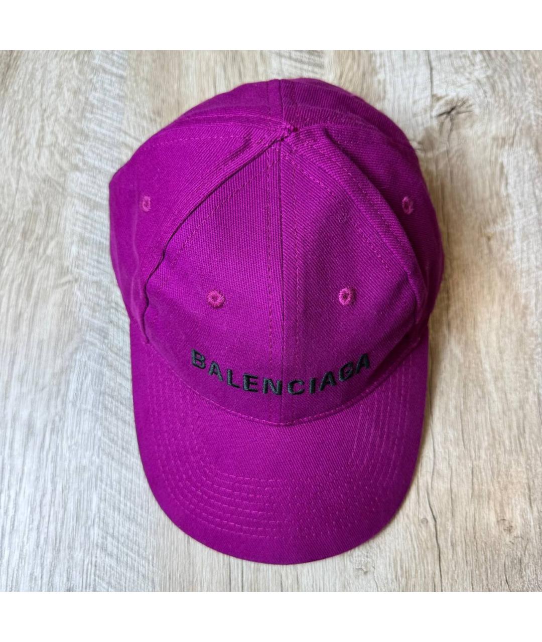 BALENCIAGA Фиолетовая кепка/бейсболка, фото 3