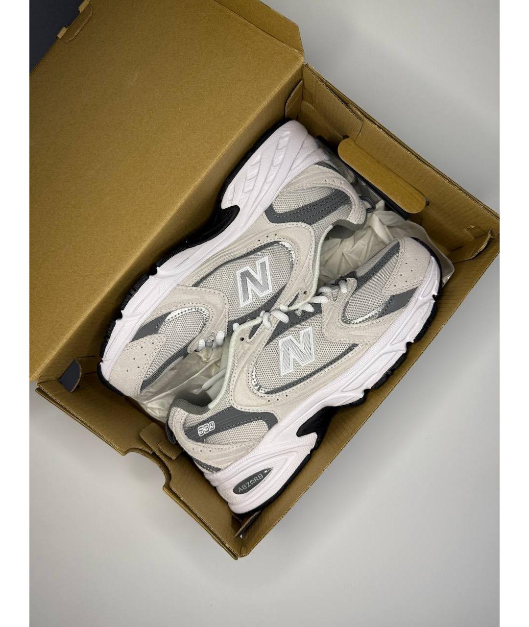 NEW BALANCE Серые кроссовки, фото 2