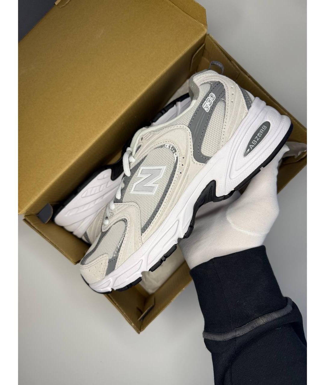 NEW BALANCE Серые кроссовки, фото 3