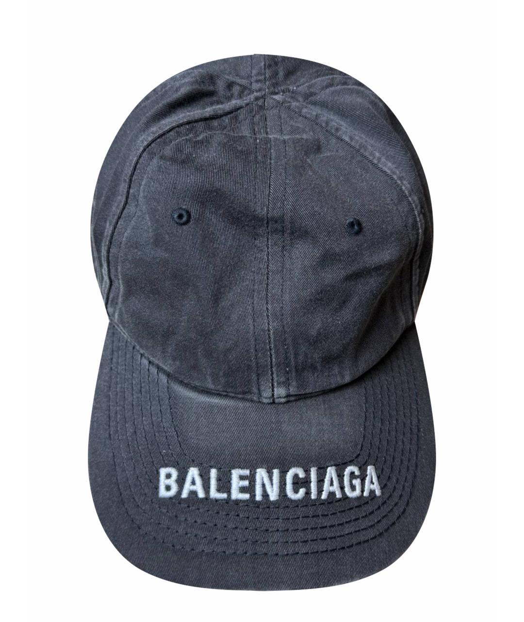 BALENCIAGA Серая кепка/бейсболка, фото 1