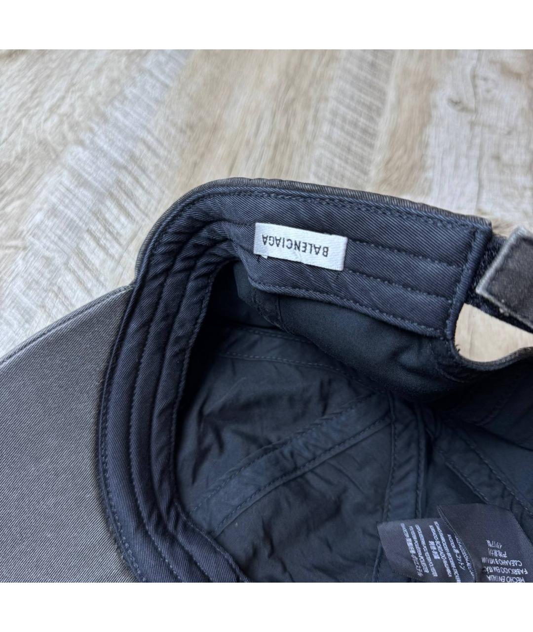BALENCIAGA Серая кепка/бейсболка, фото 9
