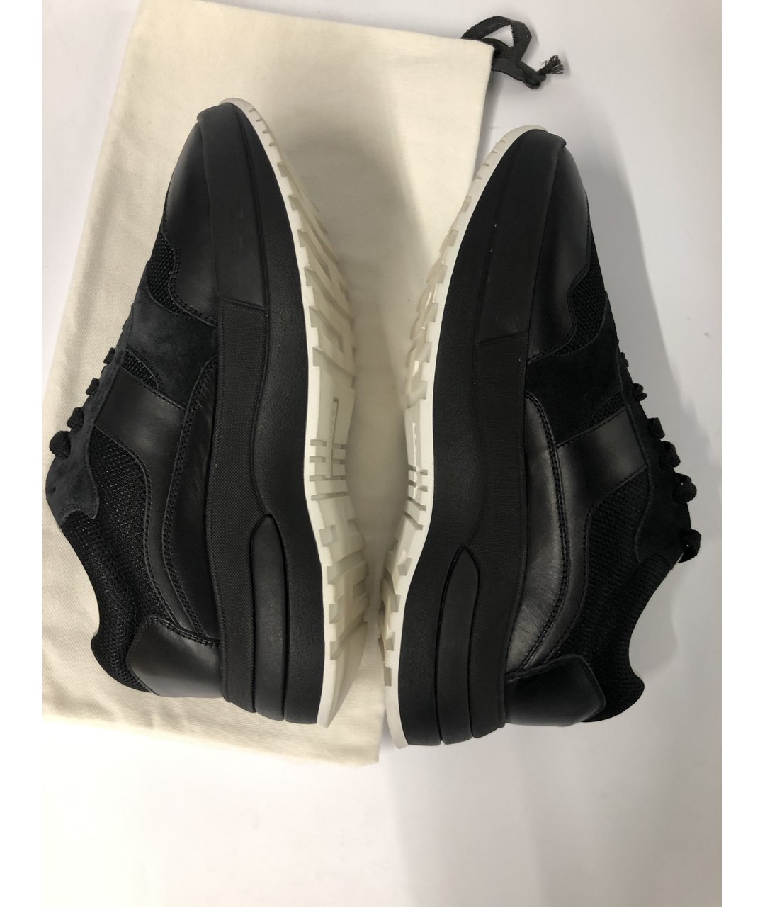 CELINE PRE-OWNED Черные кожаные кроссовки, фото 8