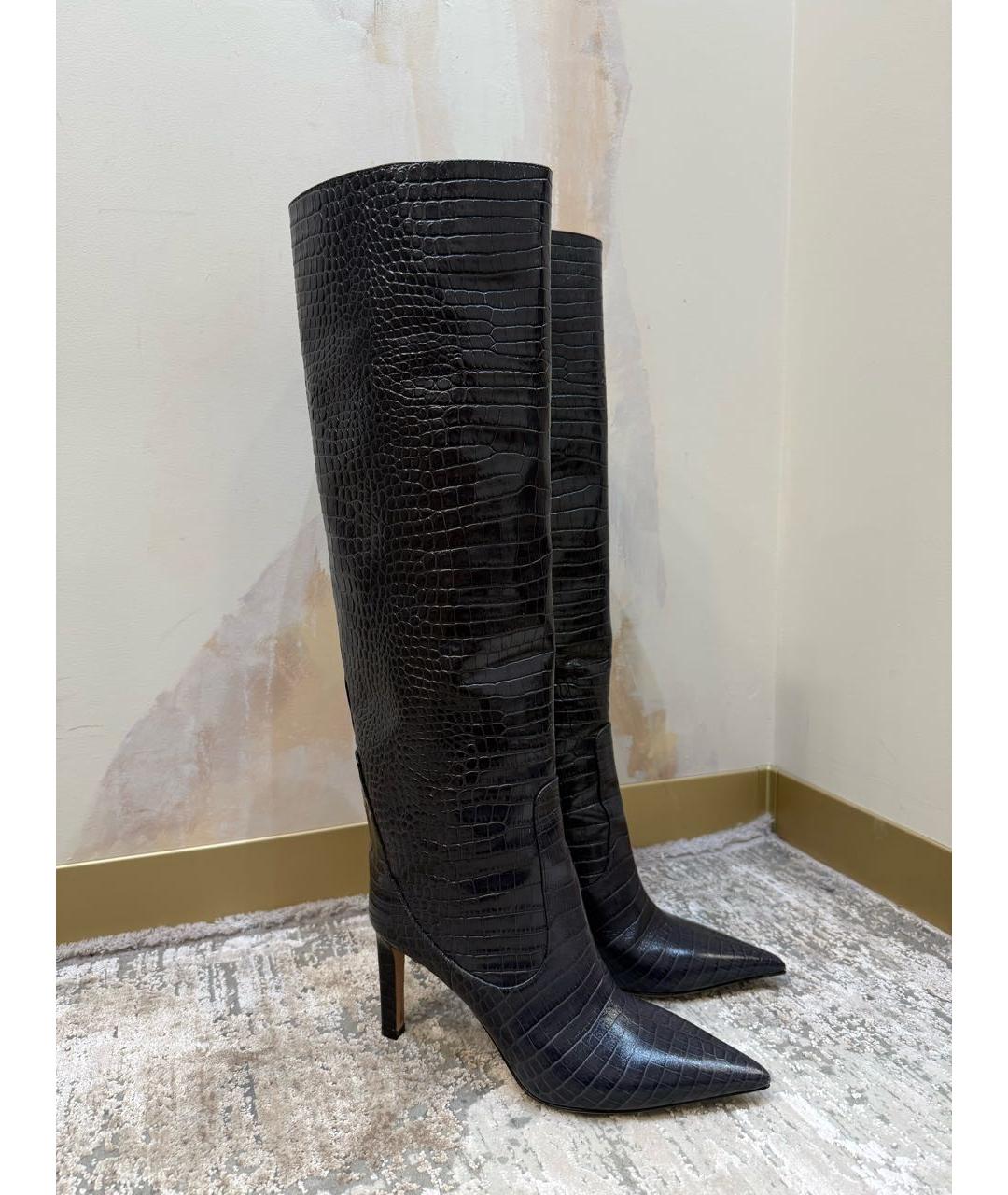 JIMMY CHOO Кожаные ботфорты, фото 3