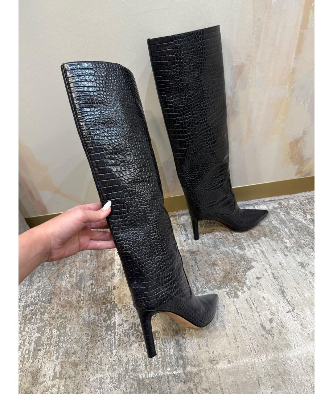 JIMMY CHOO Кожаные ботфорты, фото 5