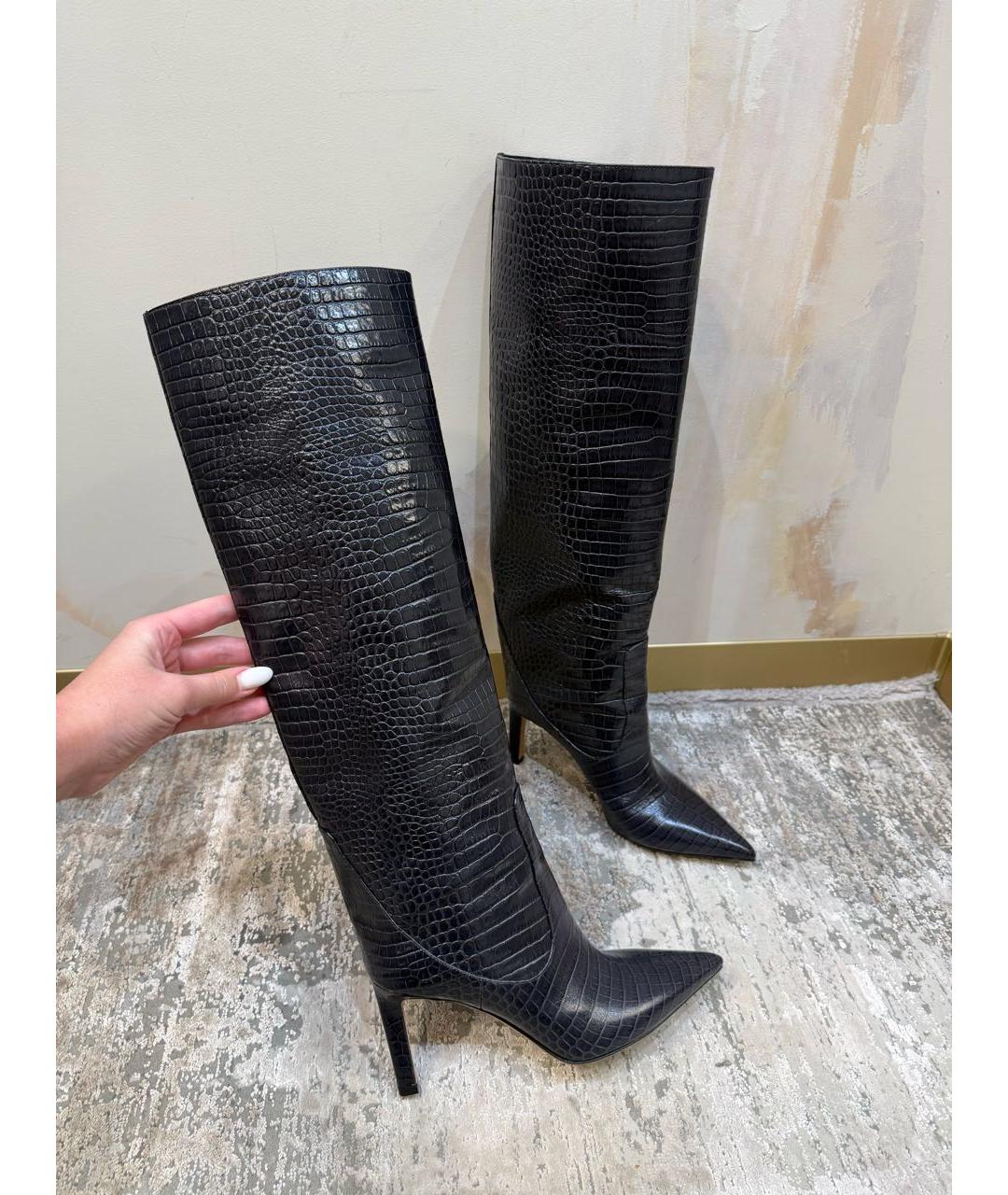 JIMMY CHOO Кожаные ботфорты, фото 2