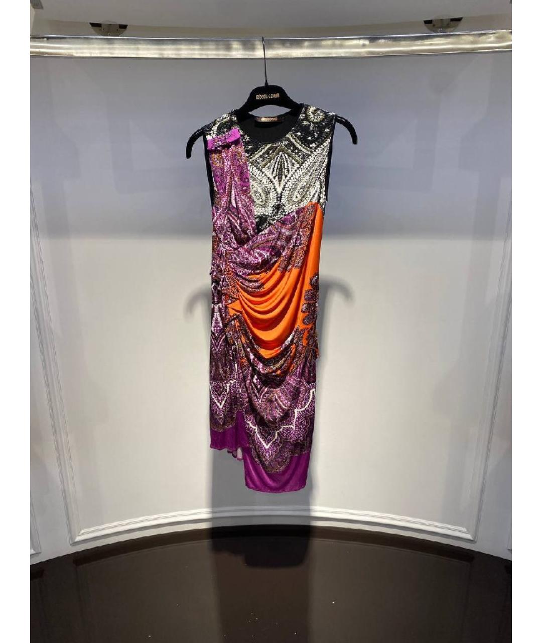 ROBERTO CAVALLI Мульти платье, фото 3