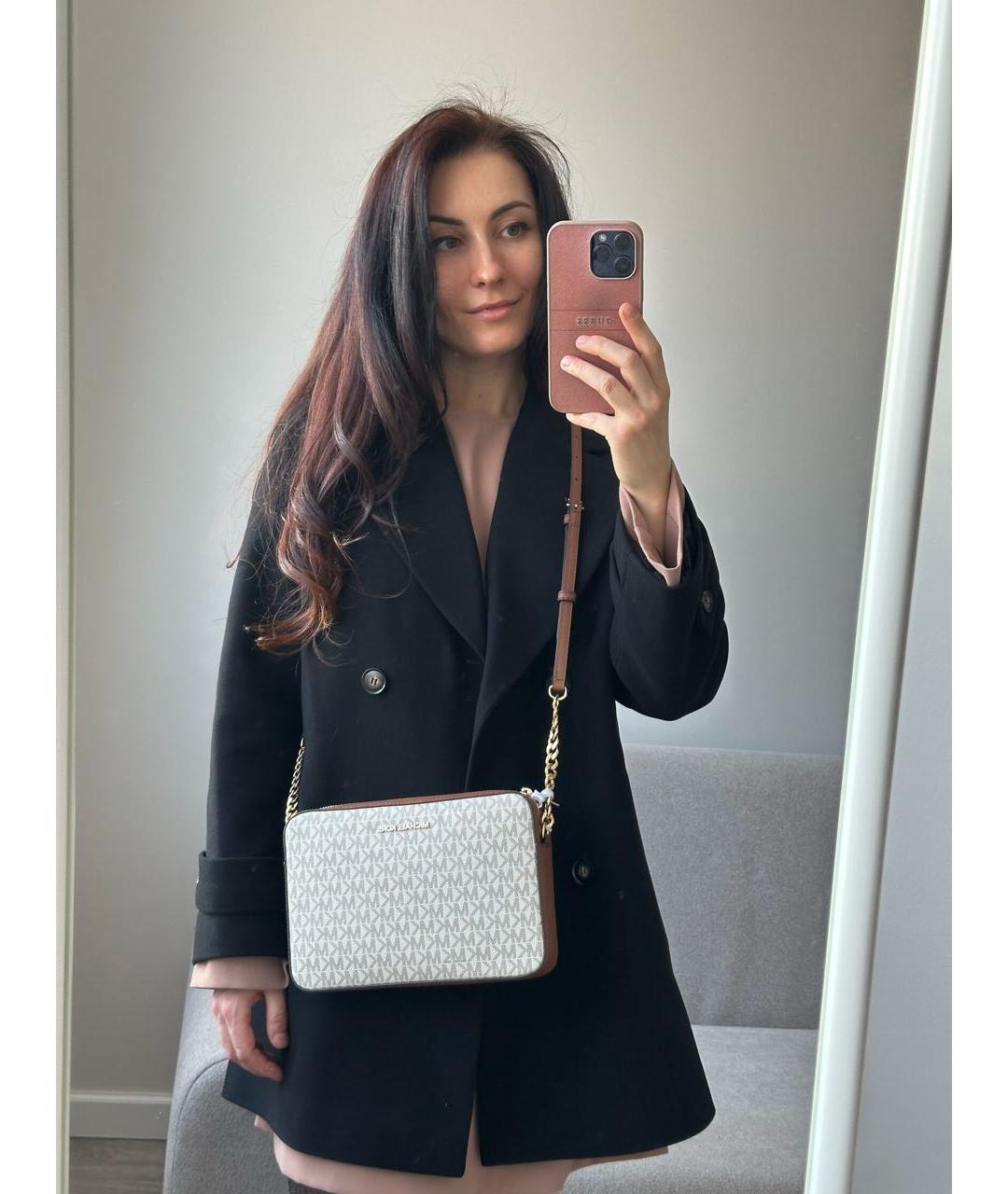 MICHAEL KORS Бежевая сумка через плечо, фото 6