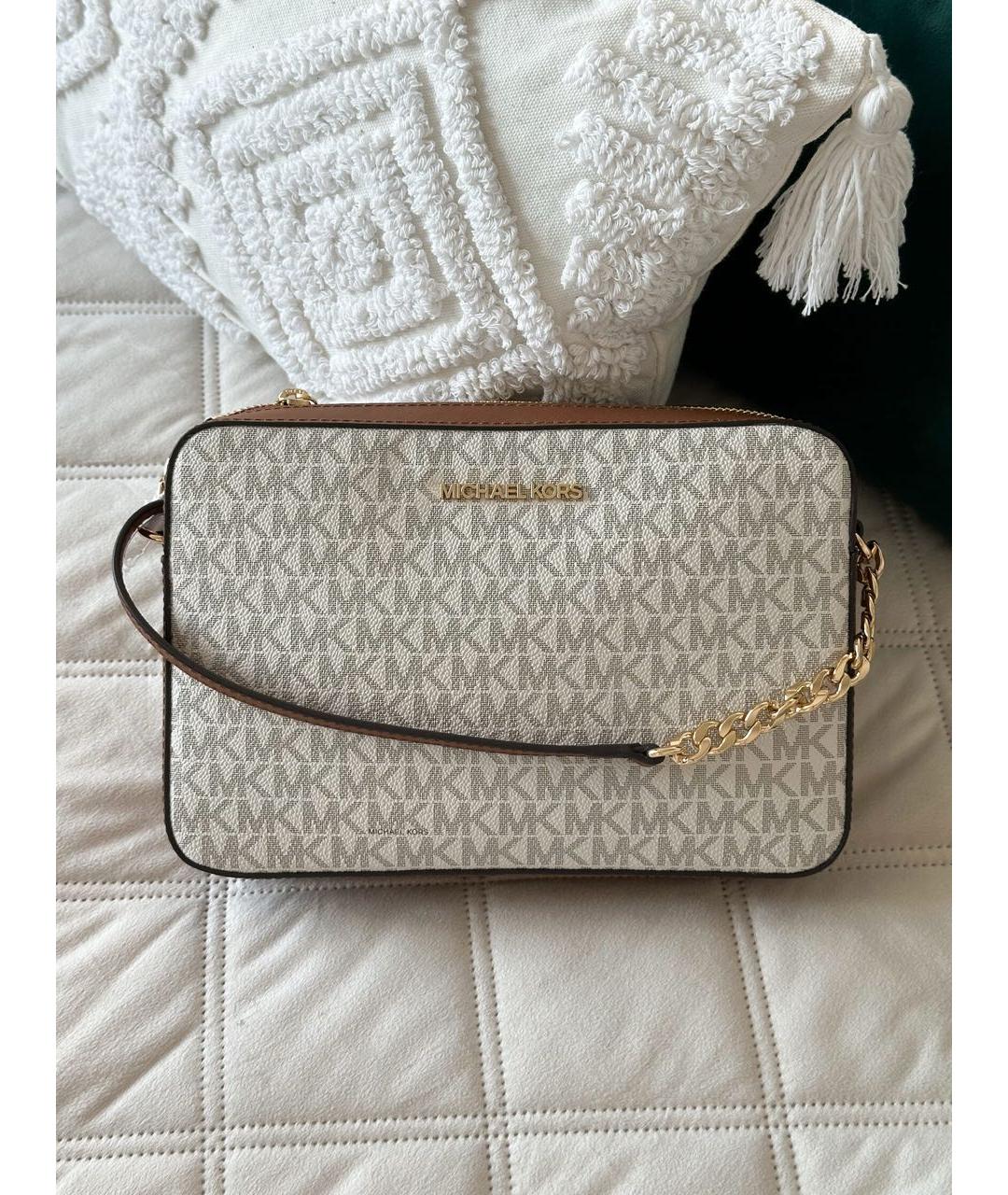 MICHAEL KORS Бежевая сумка через плечо, фото 5