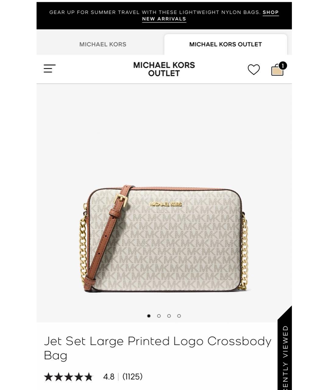 MICHAEL KORS Бежевая сумка через плечо, фото 8