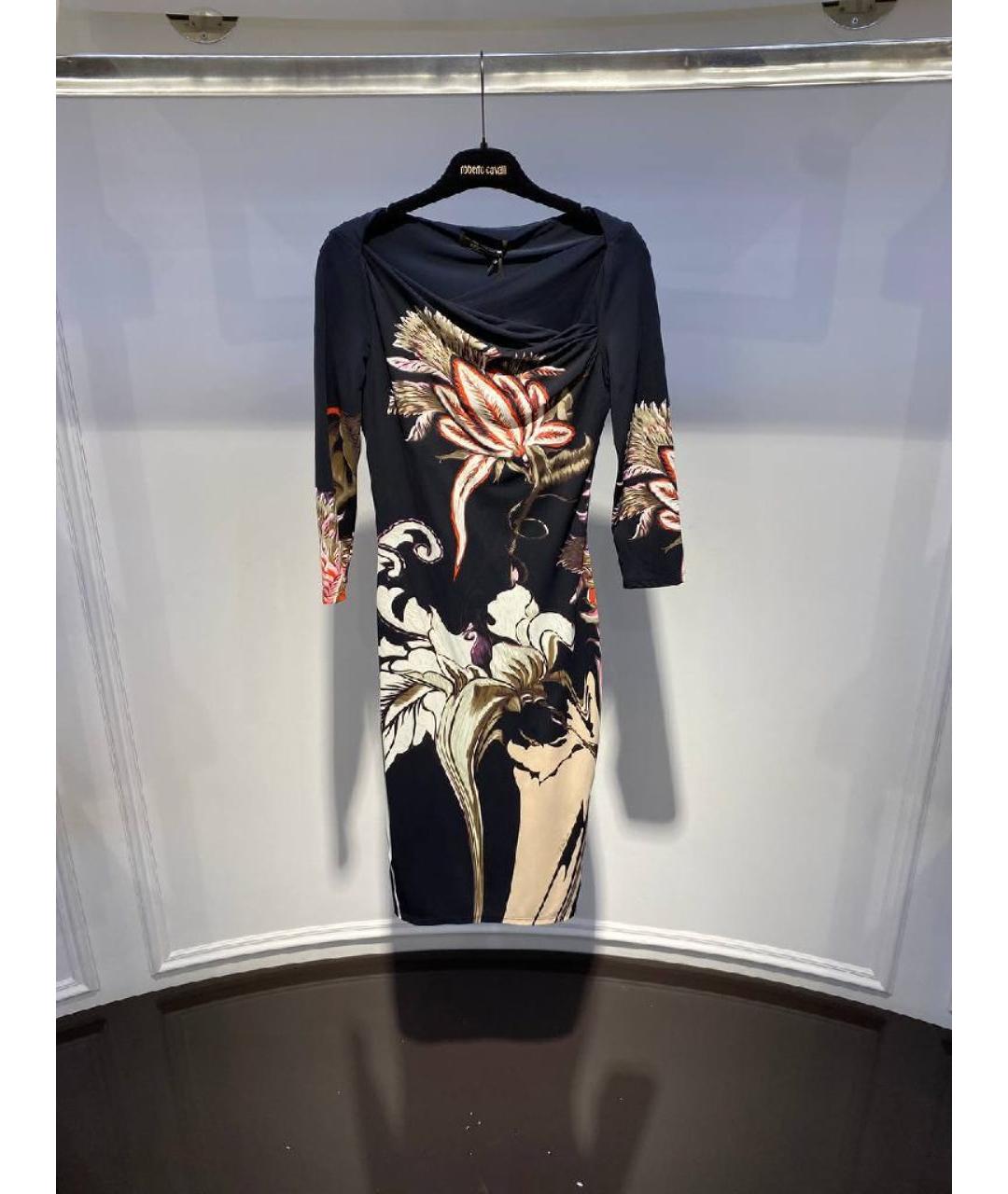ROBERTO CAVALLI Черное платье, фото 3