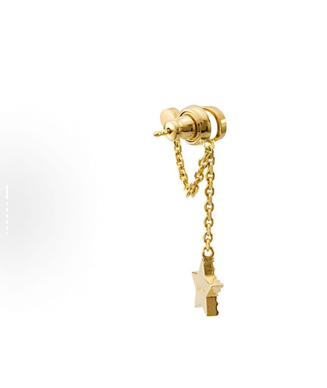 CHRISTIAN DIOR Золотые серьги, фото 3