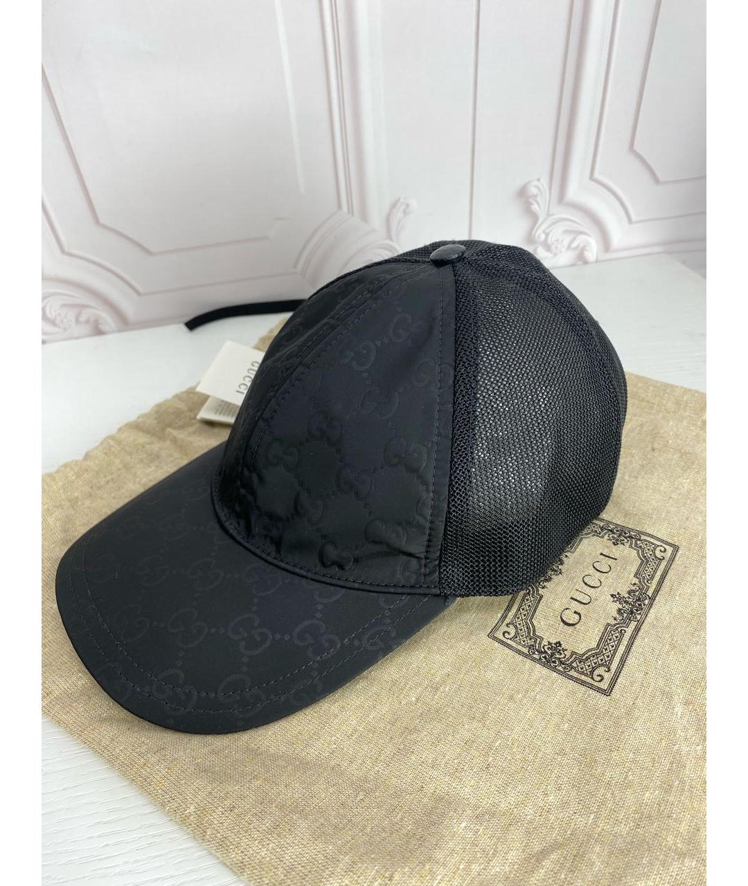 GUCCI Черная хлопковая кепка/бейсболка, фото 3