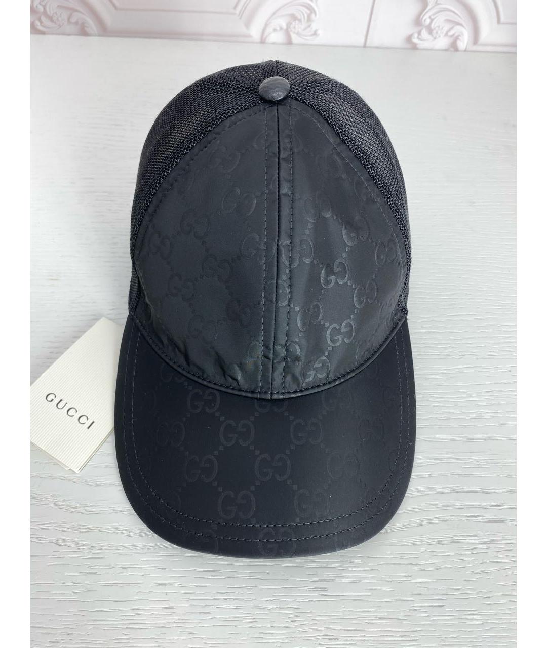GUCCI Черная хлопковая кепка/бейсболка, фото 8