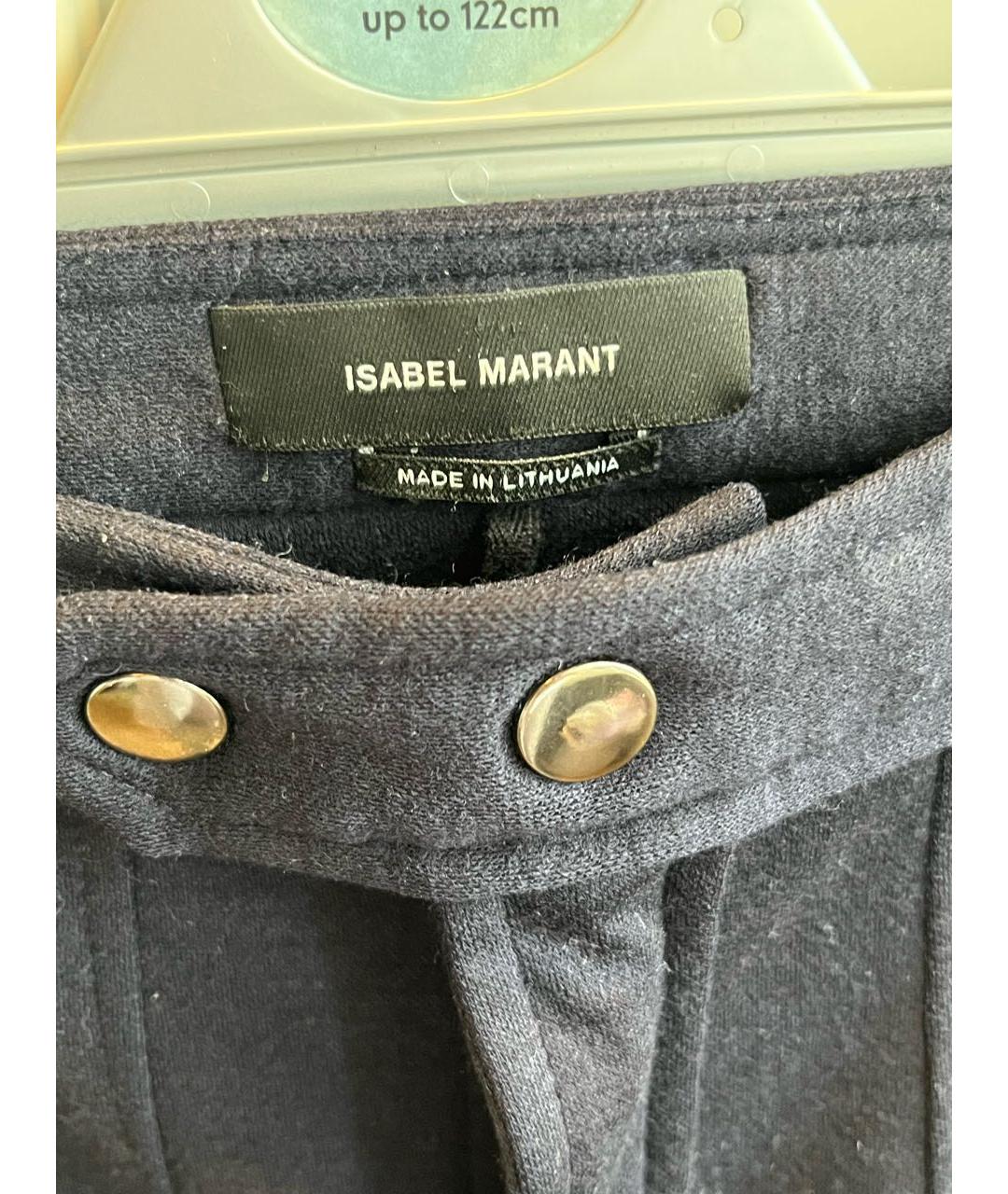 ISABEL MARANT Темно-синие брюки узкие, фото 3