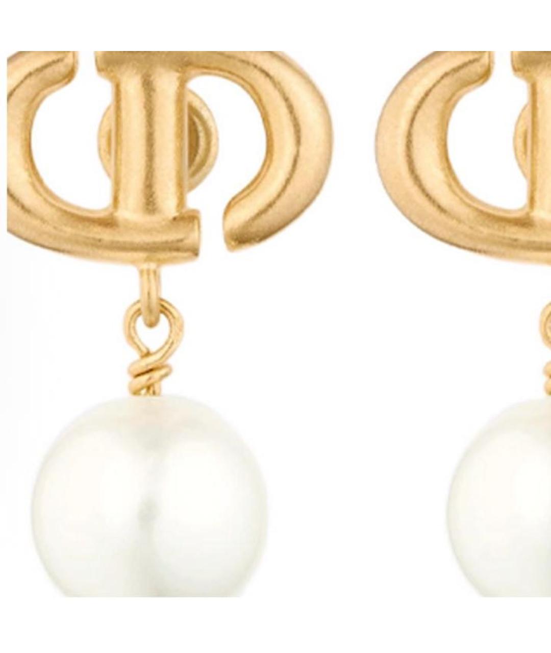 CHRISTIAN DIOR Золотые серьги, фото 2