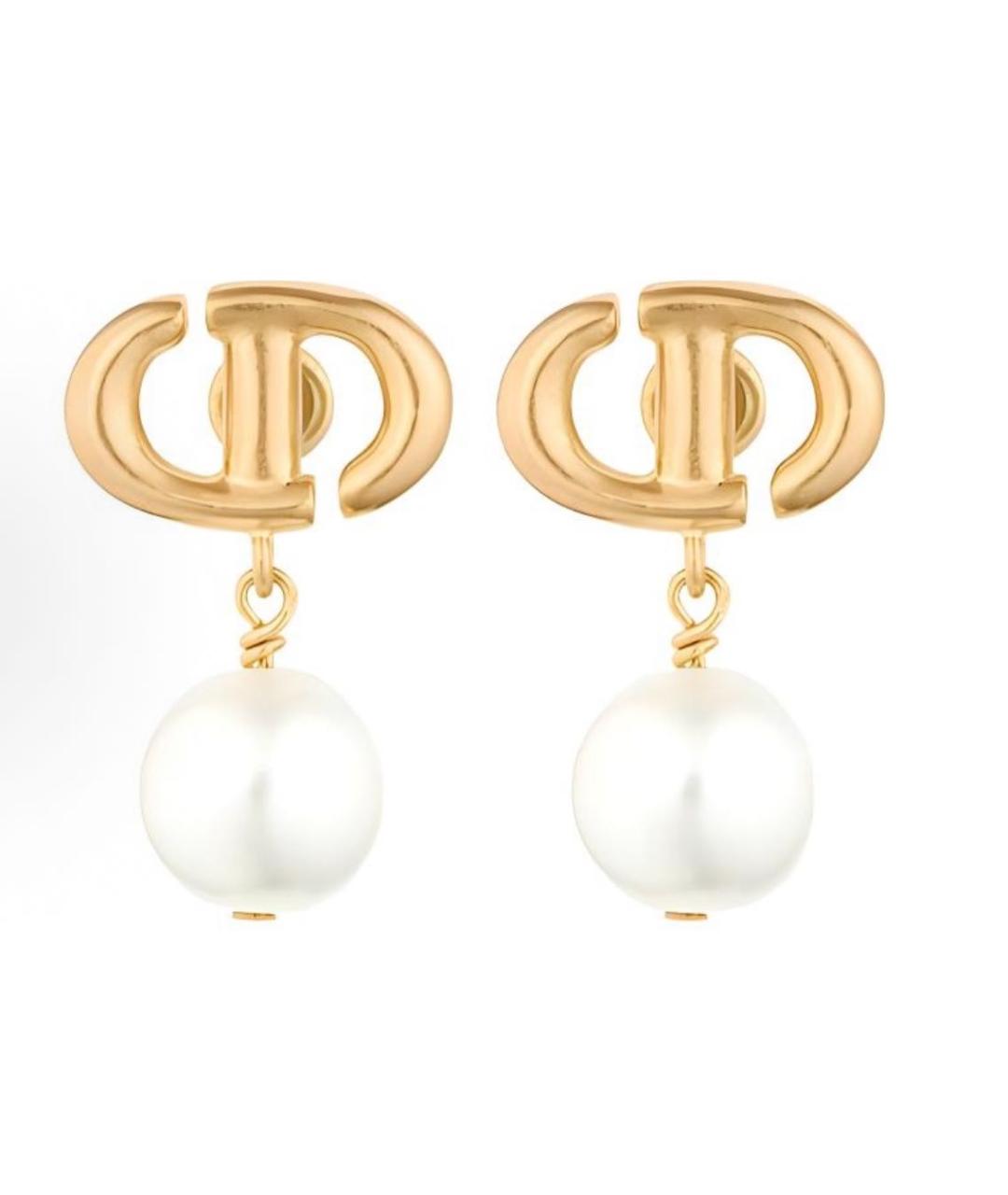 CHRISTIAN DIOR Золотые серьги, фото 1