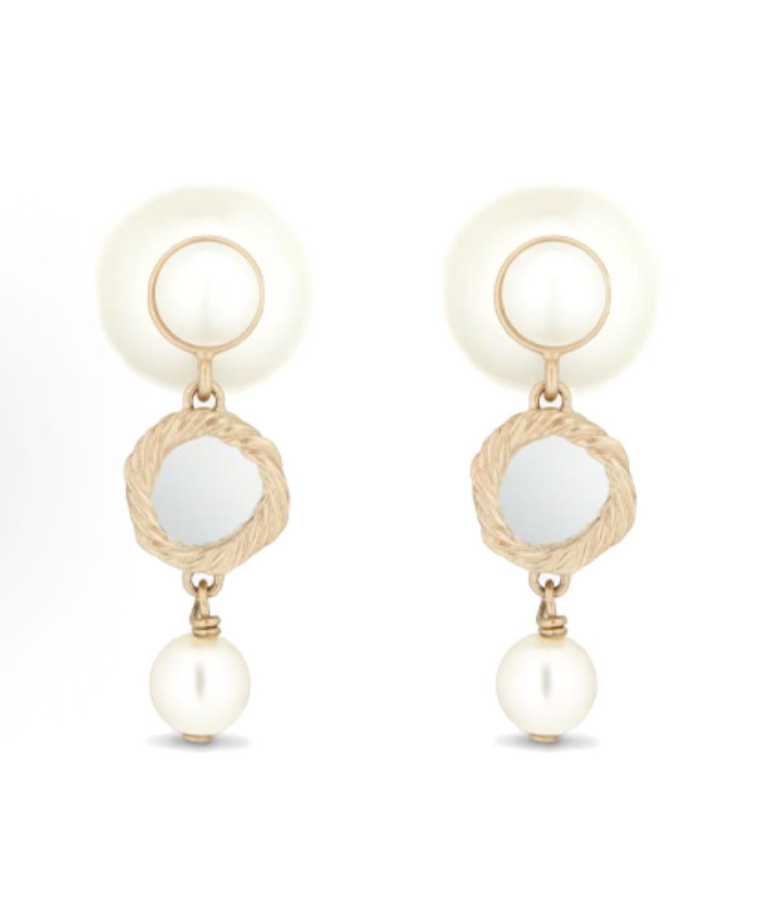 CHRISTIAN DIOR Золотые серьги, фото 2