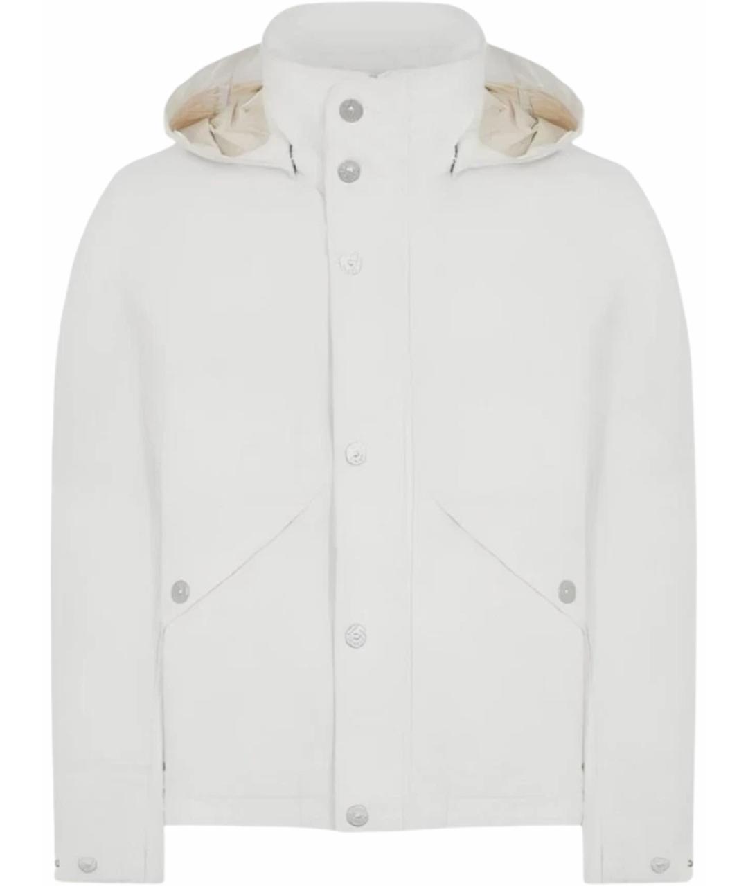 STONE ISLAND Белая льняная куртка, фото 1