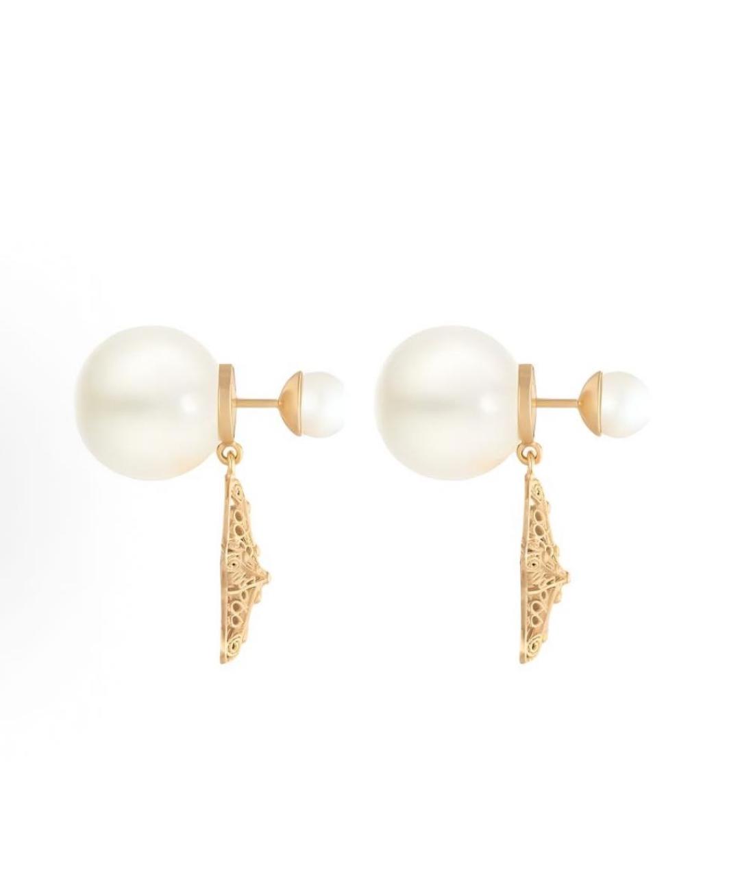 CHRISTIAN DIOR Золотые серьги, фото 2