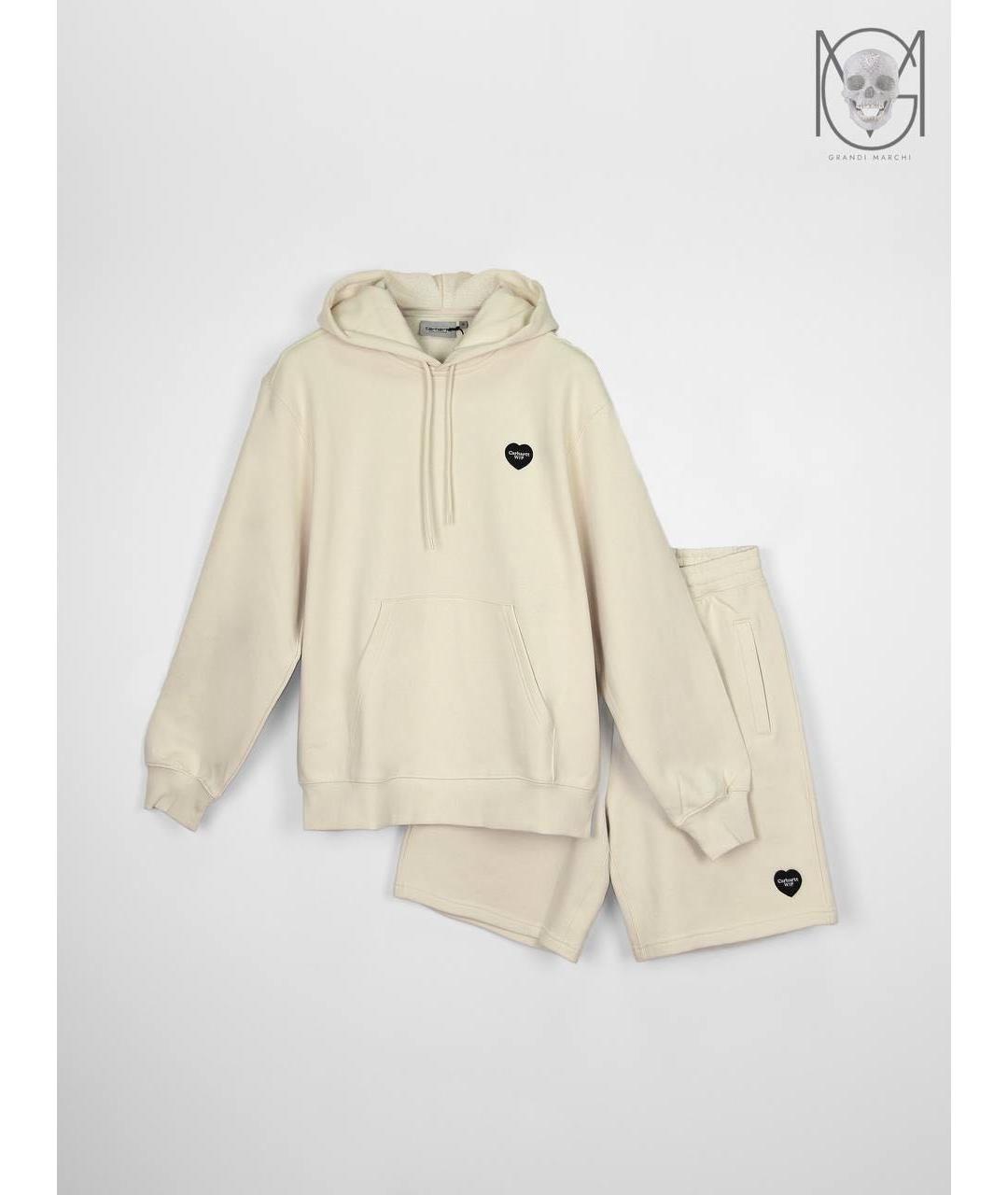 CARHARTT Бежевые хлопковые шорты, фото 4
